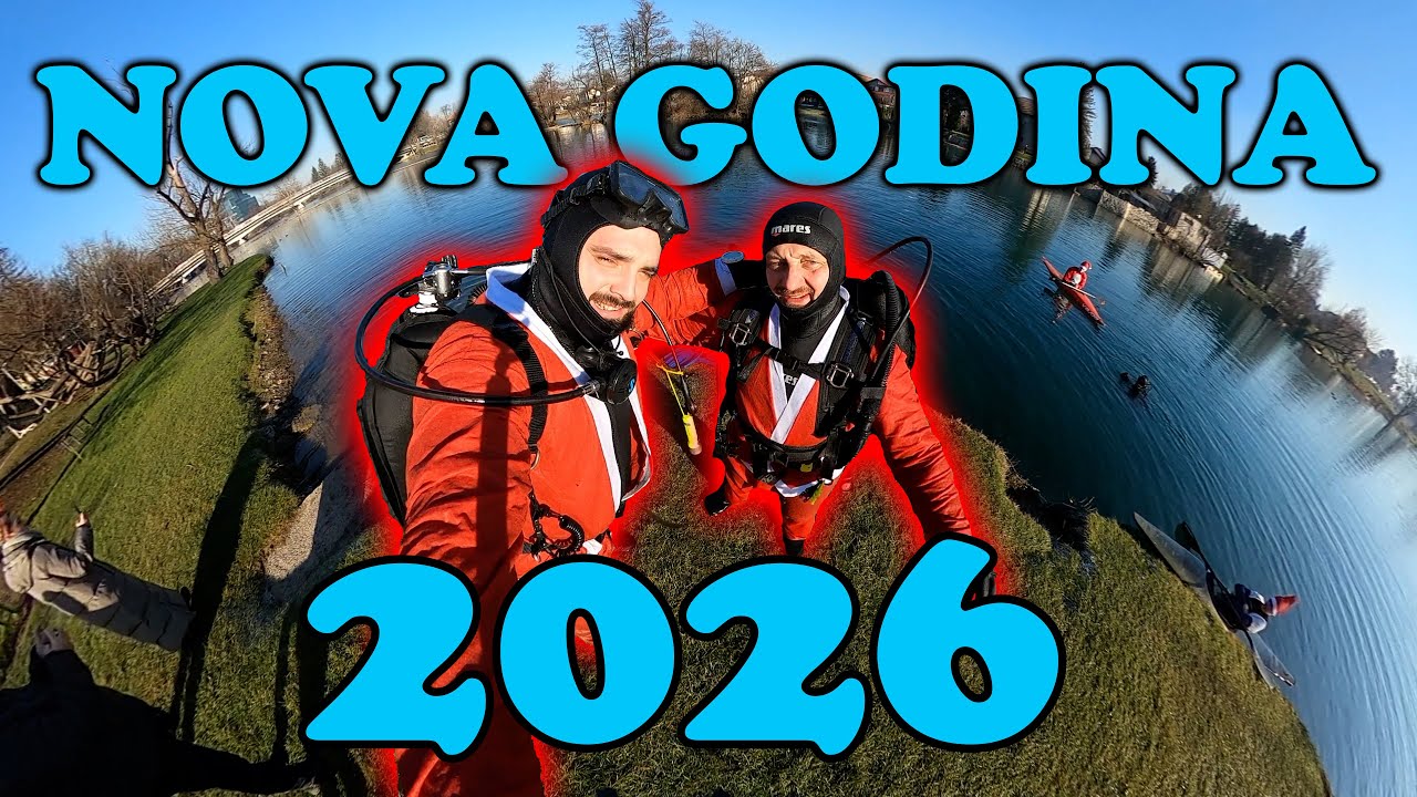Dočekali Novu godinu ronjenjem | Najhladniji zaron ikad