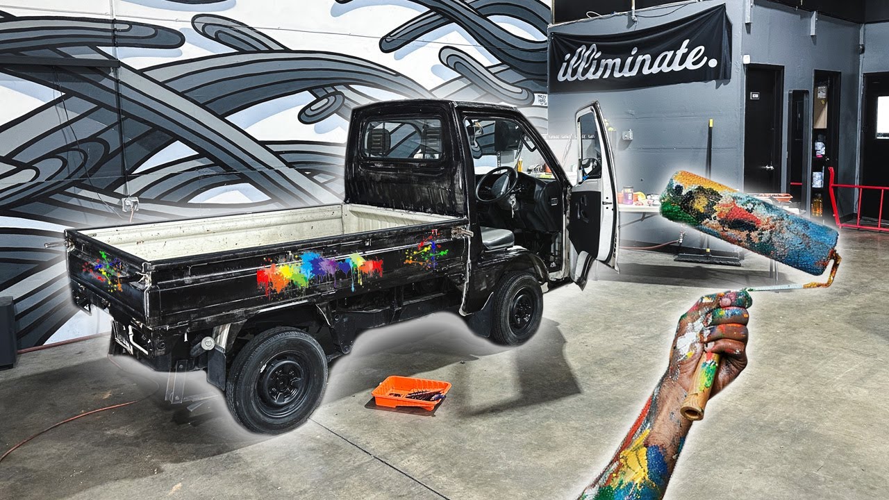 Kei Truck Roller Paint Job!