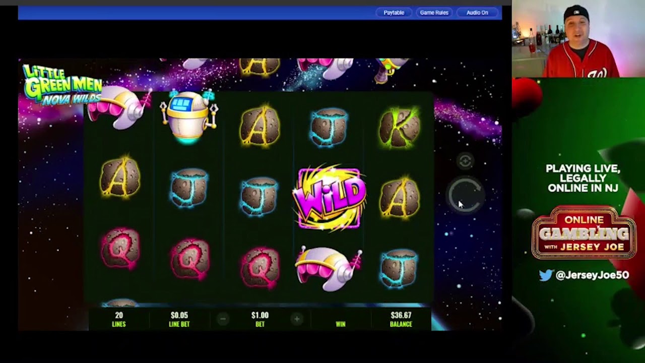 Little Green Men Nova Wilds slots LIVE [Online Gambling with Jersey Joe # 94]