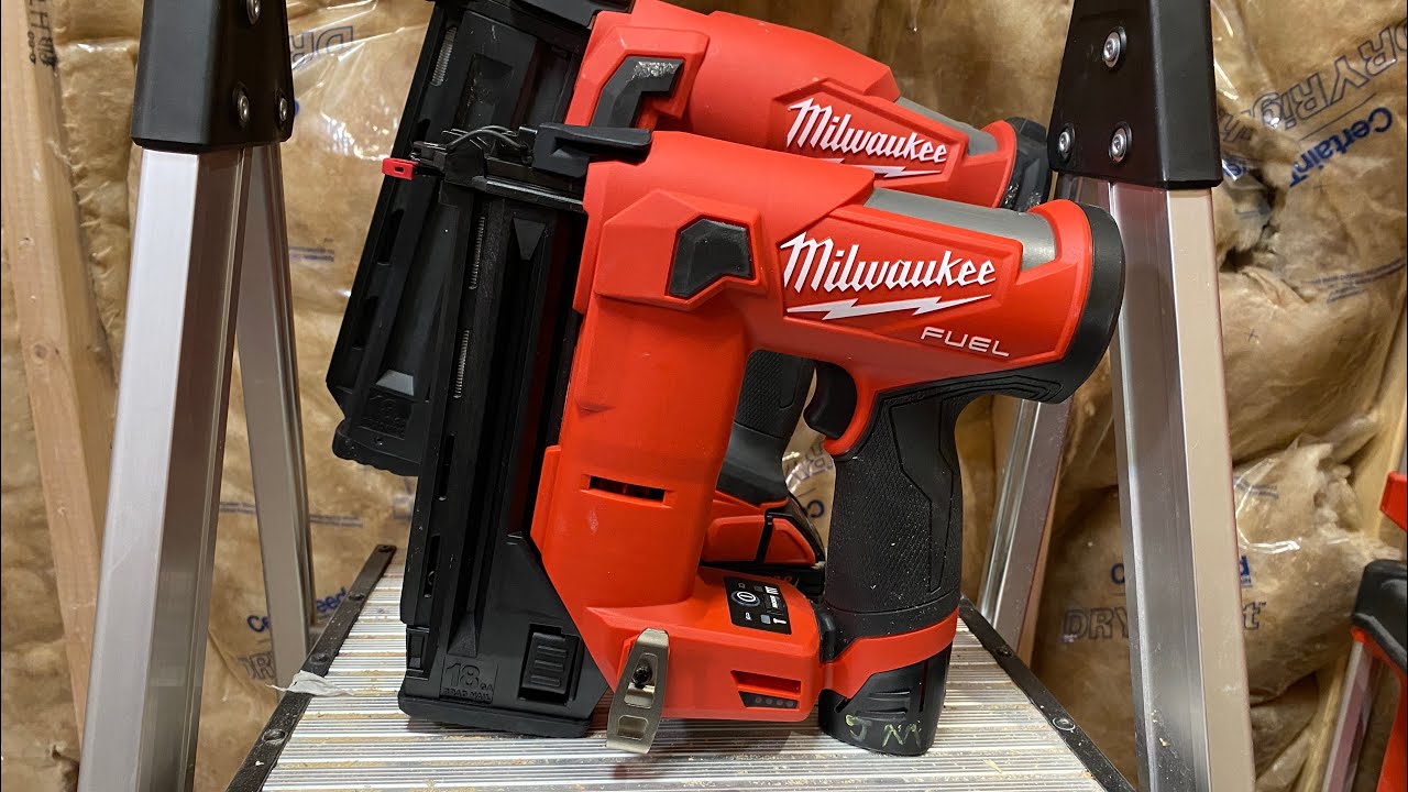 NEW M12 Brad Nailer Quick Look and Comparison #milwaukee #milwaukeetools