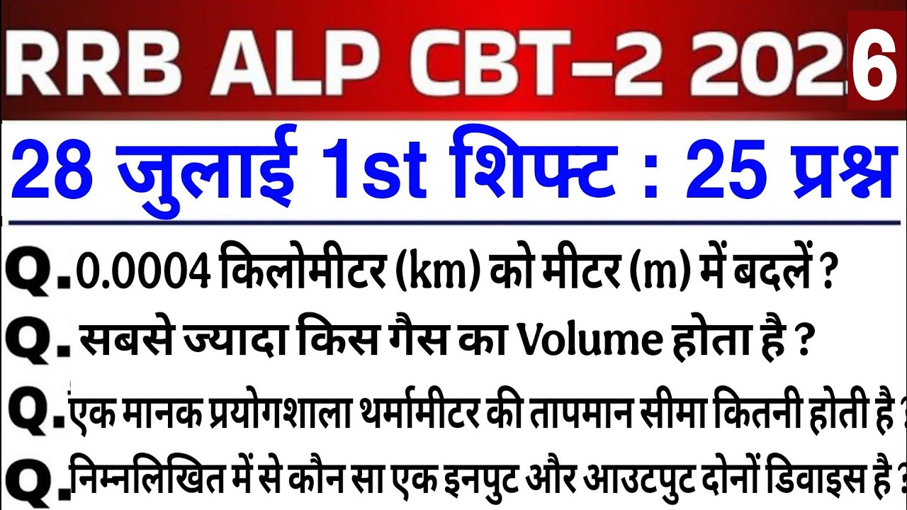 RRB ALP CBT 2 July 28 1st Shift Analysis | RRB ALP CBT 2 Exam Analysis | RRB ALP CBT 2 Exam Analysis
