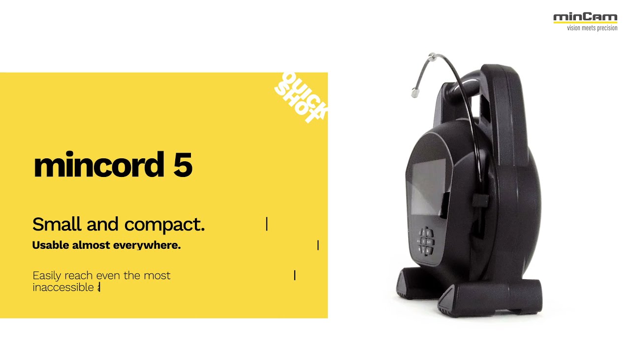 minCord 5 | Small. Compact. Bend capability.