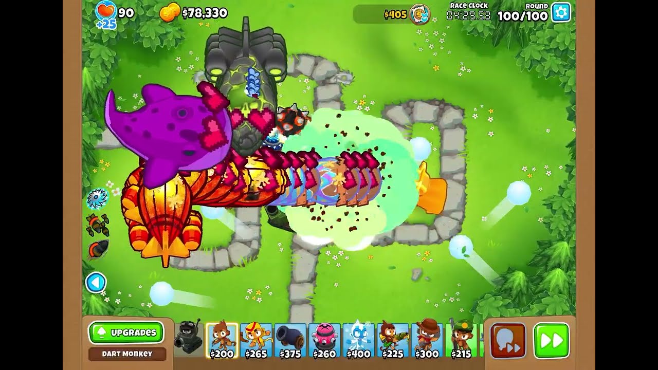 BTD6 race in 6 mins