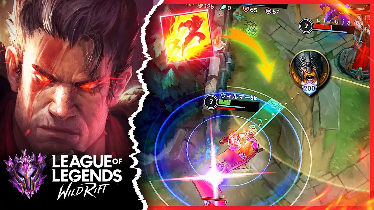 DARIUS VS TOP 200 OLAF // YO en WILD RIFT