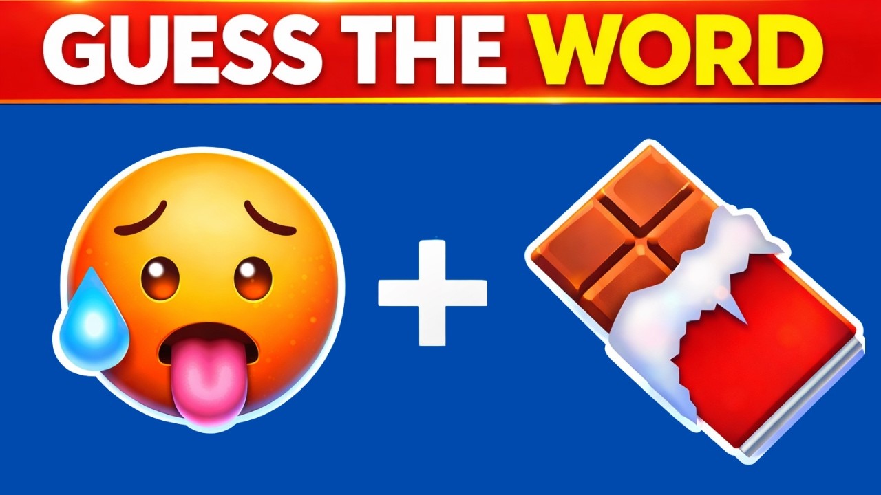 Guess the Word by Emojis 🤔🔥 | Emoji Puzzle Challenge