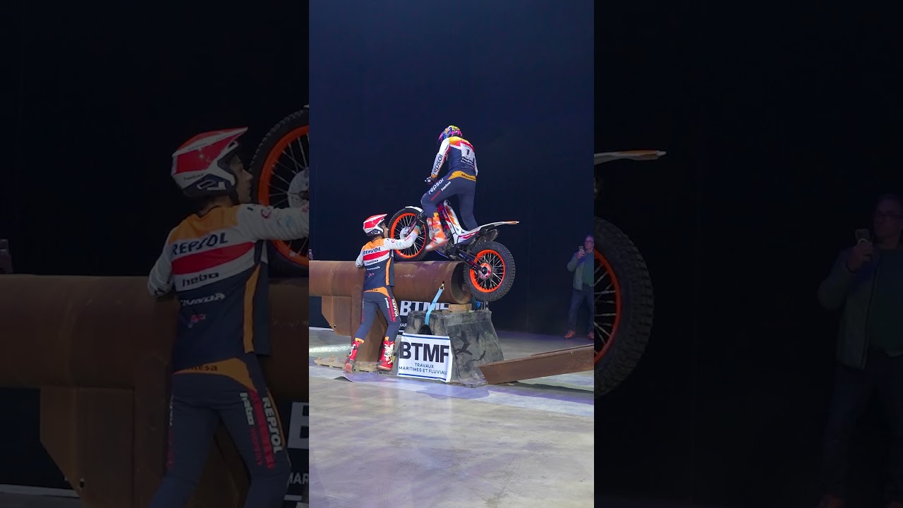 TONI BOU SHOWS WHY HE'S WORLD CHAMPION 👑 #trialindoor #xtrial #motorsport #trial #moto