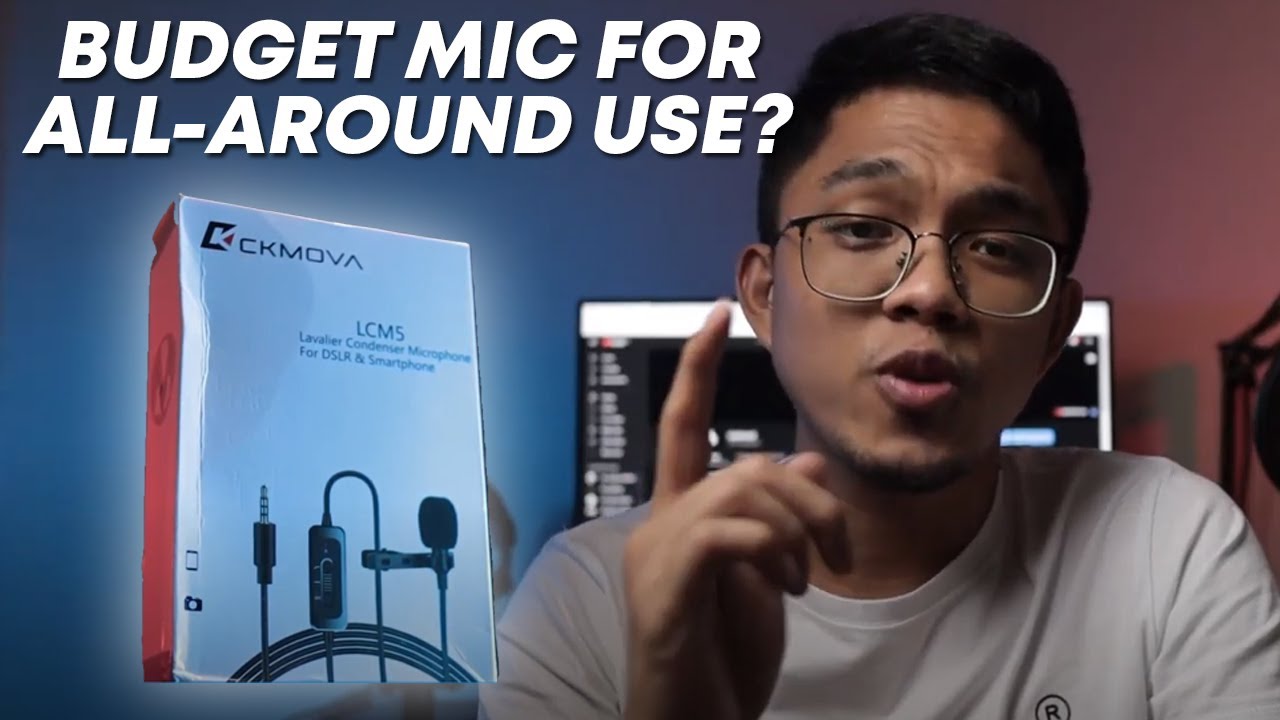 BUDGET MICROPHONE for ONLINE CLASSES and MORE! - CKMOVA LCM5 Lavalier Condenser Microphone