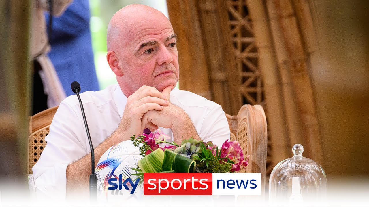 FIFA president urges countries to call a cease-fire to conflict during the World Cup