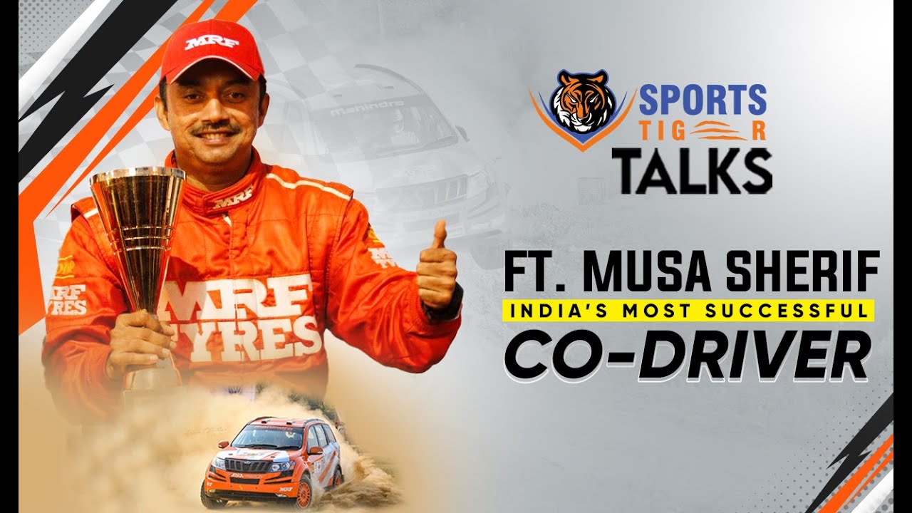 WATCH The journey of India’s most successful Rally Co-driver Musa Sherif | SportsTiger Talks Episode