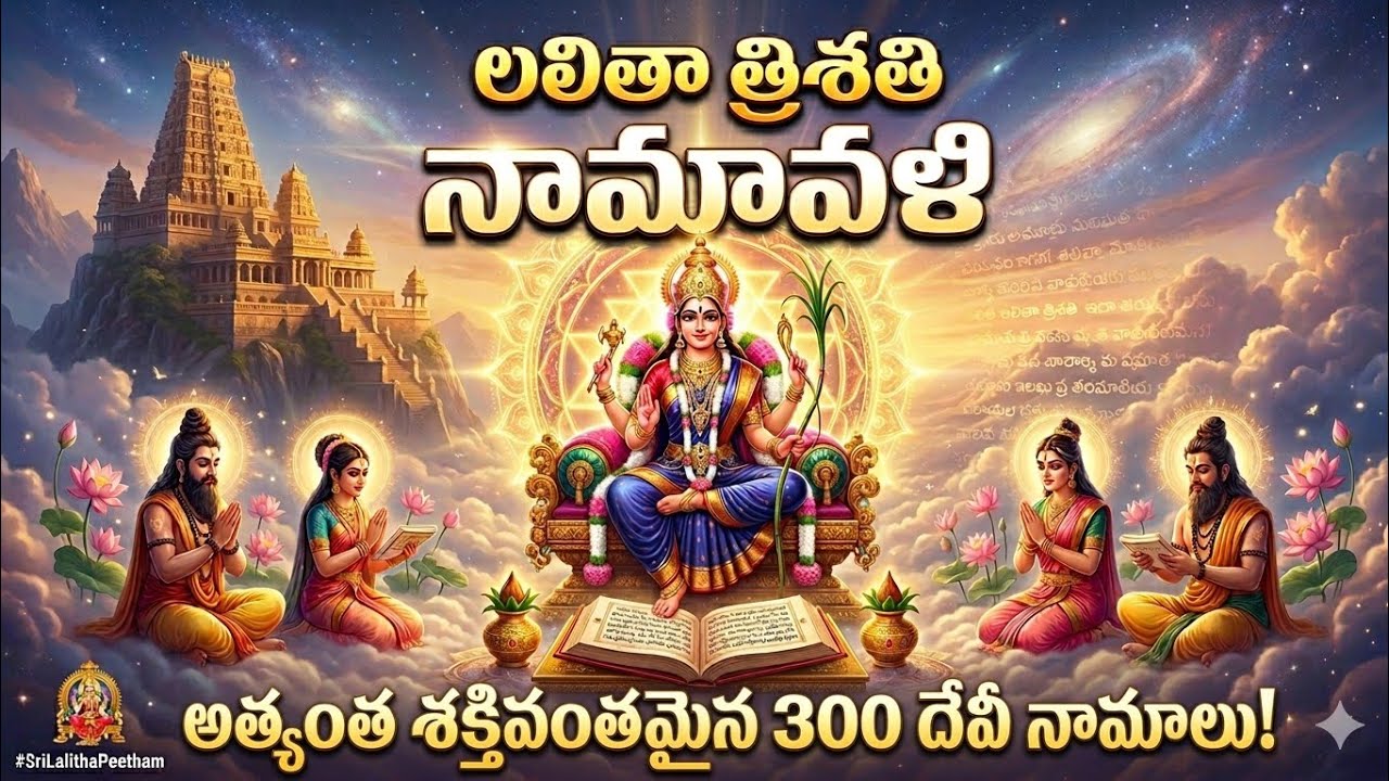 అత్యంత శక్తివంతమైన లలితా త్రిశతీ నామావళి|Sri Lalitha Trishati Namavali#lalitha#maghapurnima#devi