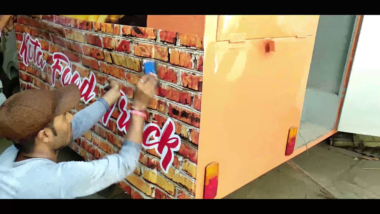 Food Truck Decoration In Kota | StickersYard & WallAttraction.in | Truck Designs