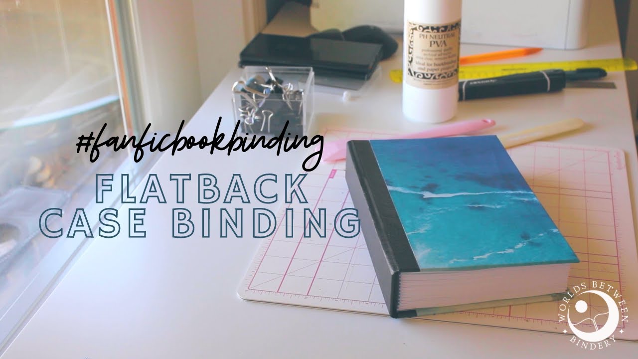 ASMR BOOKBINDING - making the case (no music, no talking) | #fanficbookbinding