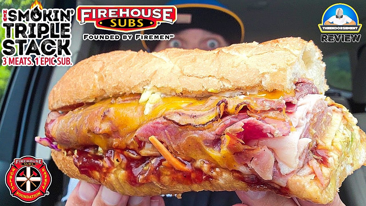 Firehouse Subs® Smokin' Triple Stack Sub Review! 😍 | Happy Easter! 🐇| theendorsement
