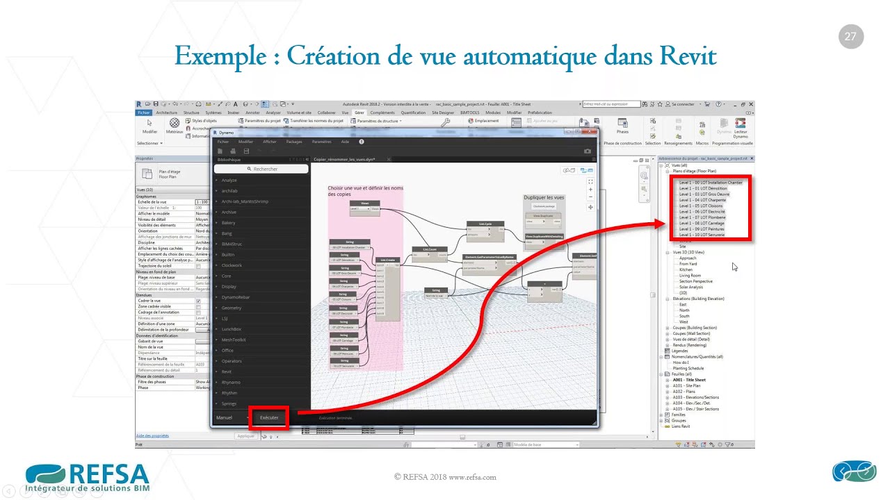 Autodesk Dynamo pour Revit - Premiers pas dans Dynamo