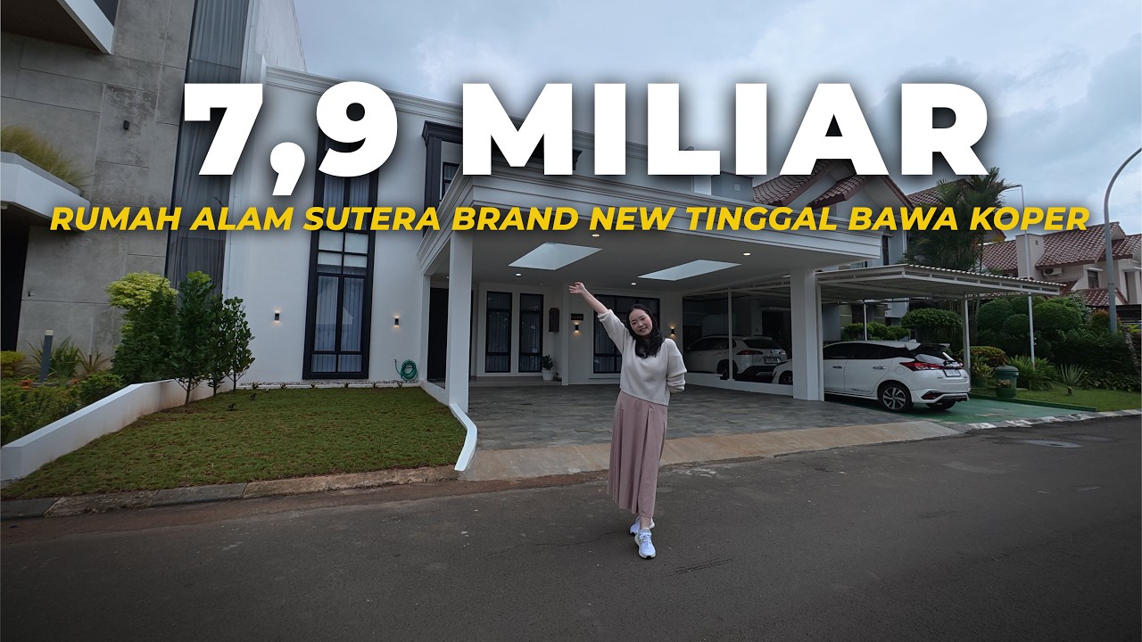 Rp 7.9M | Rumah Baru Alam Sutera Bawa Koper Bisa Langsung Huni