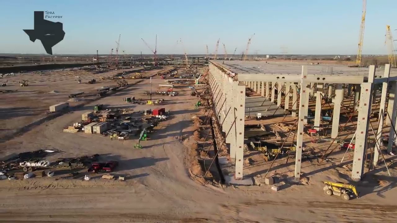 usine Tesla Terafactory Texas
