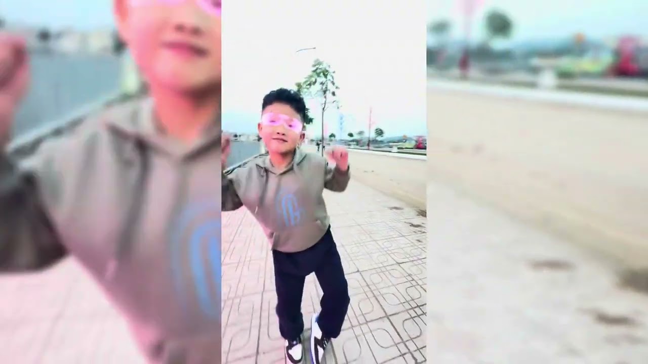 Nhảy Làng lá tại đường 19/10 lộc bình
