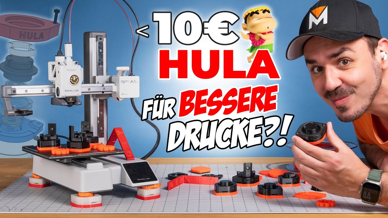 HULA für 3D Drucker | Gegen Schwingungen für bessere Ergebnisse?!