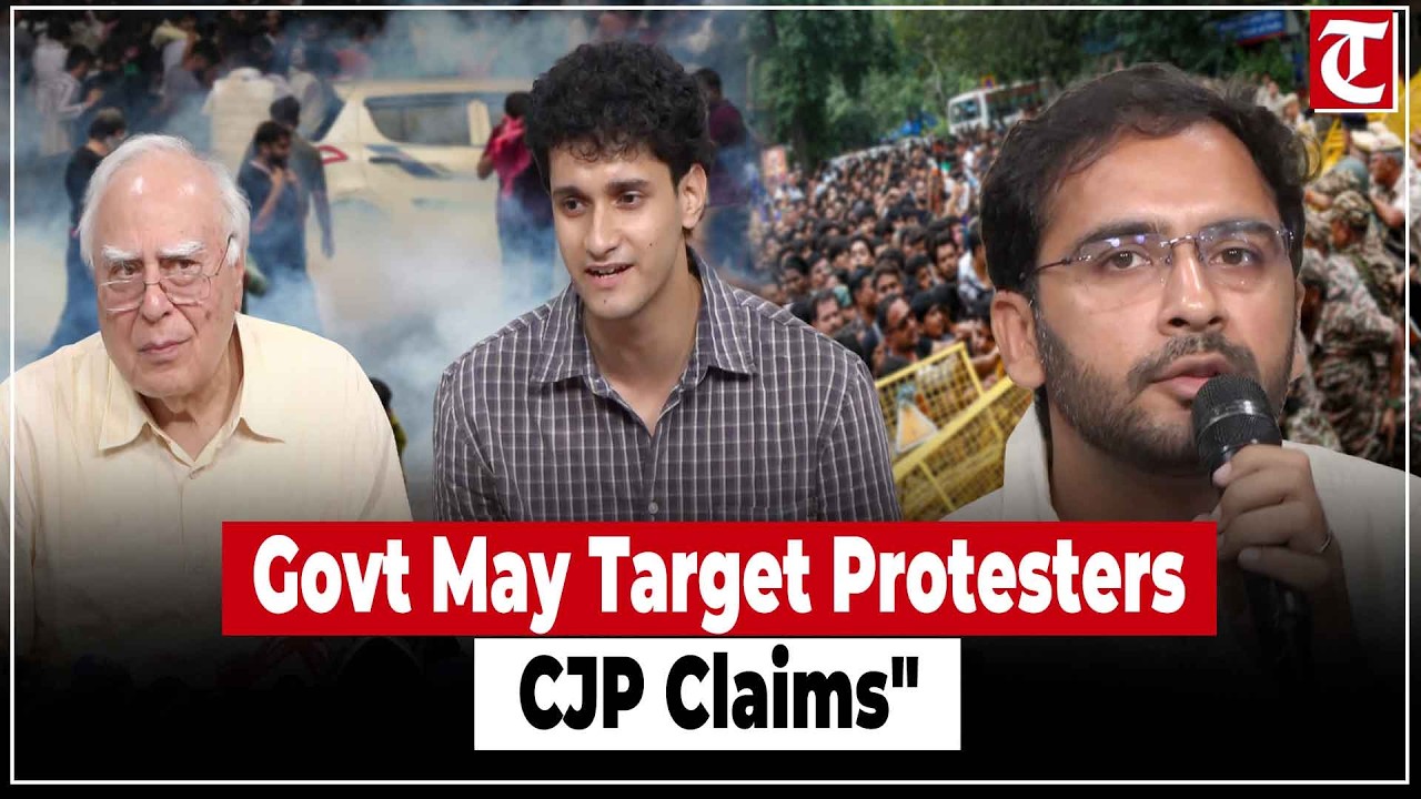 CJP's Saurav Das Joins Kapil Sibal, Alleges Govt May Target Protesters After Agitation