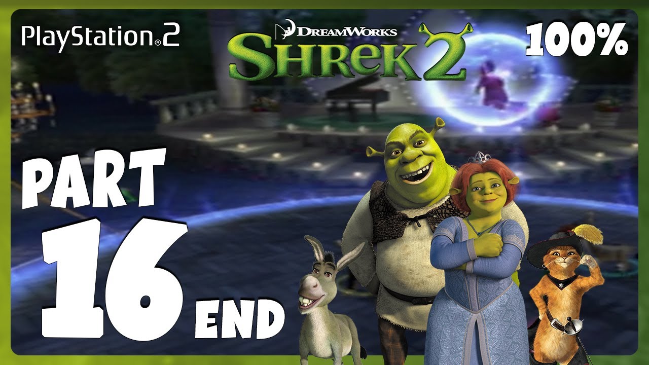 Shrek 2 (PS2) - Part 16 [ENDING] 'Level 11: Final Fight (FINAL BOSS)' 100% HD Co-Op Walkthrough - NC
