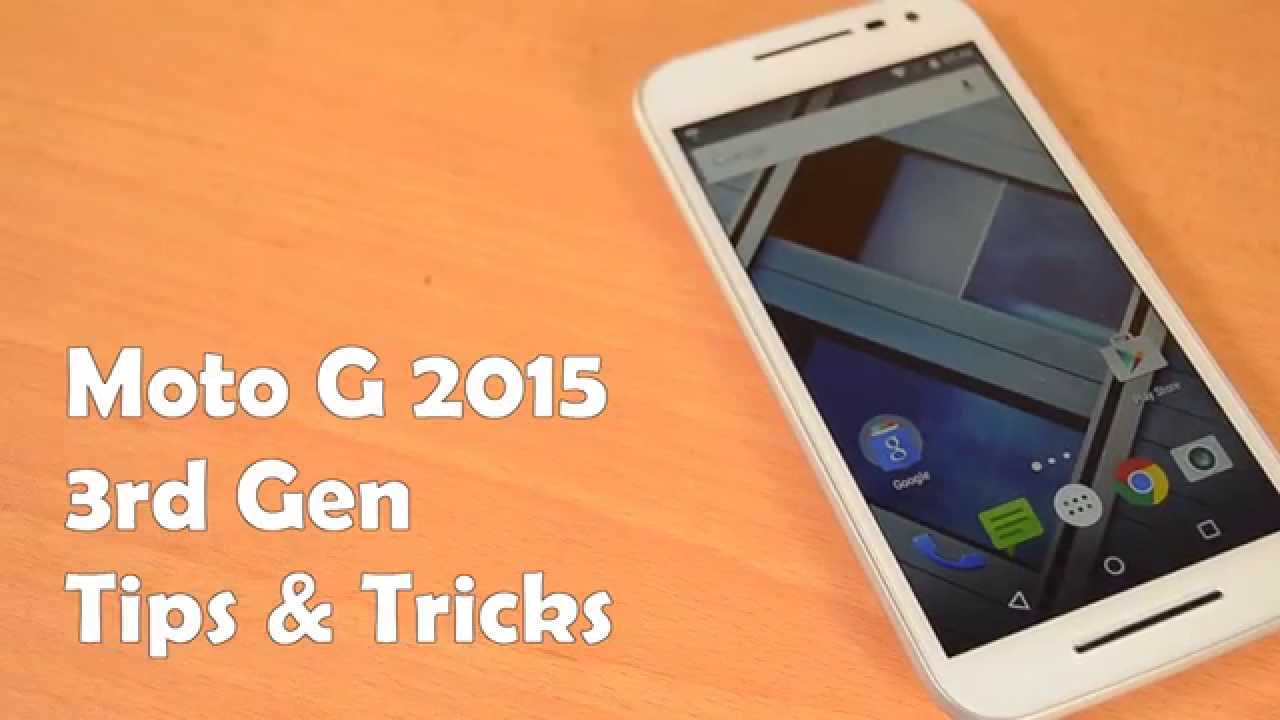 10 Tips and Tricks on Moto G 3rd Gen 2015!