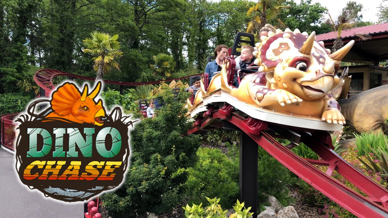 Dino Chase [4K] Front Seat POV - Paultons Park