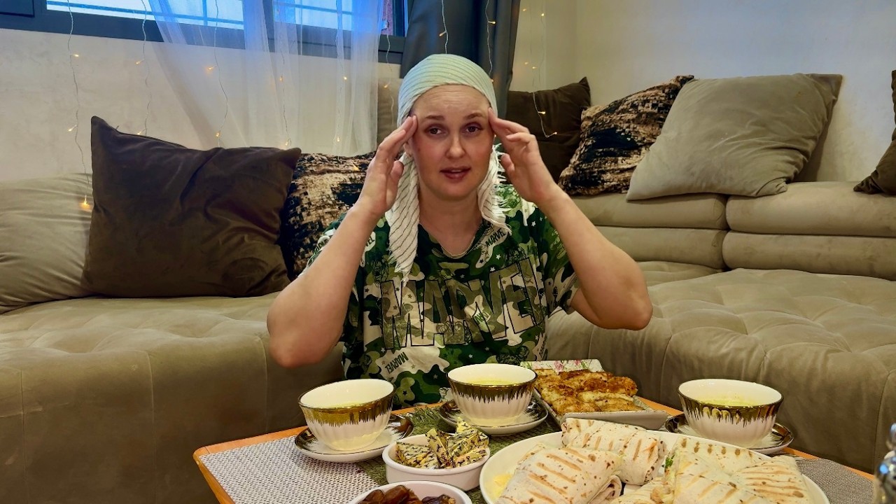 أصعب يوم! روسية في المغرب ومعاناتها في اليوم التاسع من رمضان🤲🇷🇺❤️🇲🇦