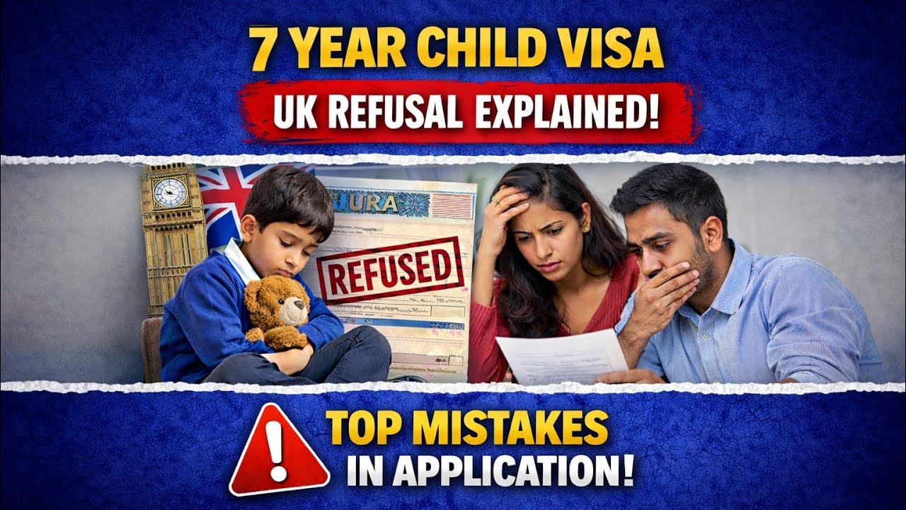 7 Year Child Visa UK Refusal Explained, Avoid These Top Mistakes in Application