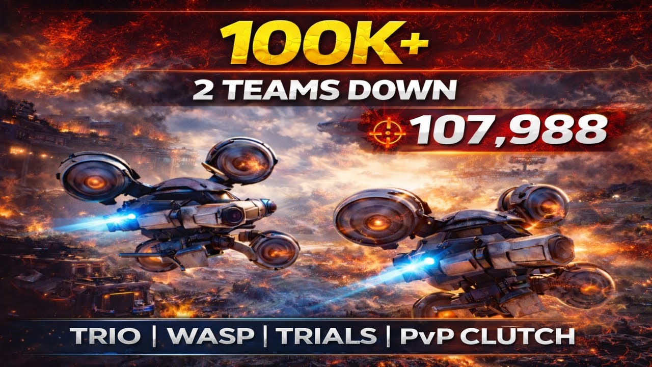 100K+ TRIO DAMAGE WASPS - TOP 1000 Cantina Legend | ARC Raiders Full Run
