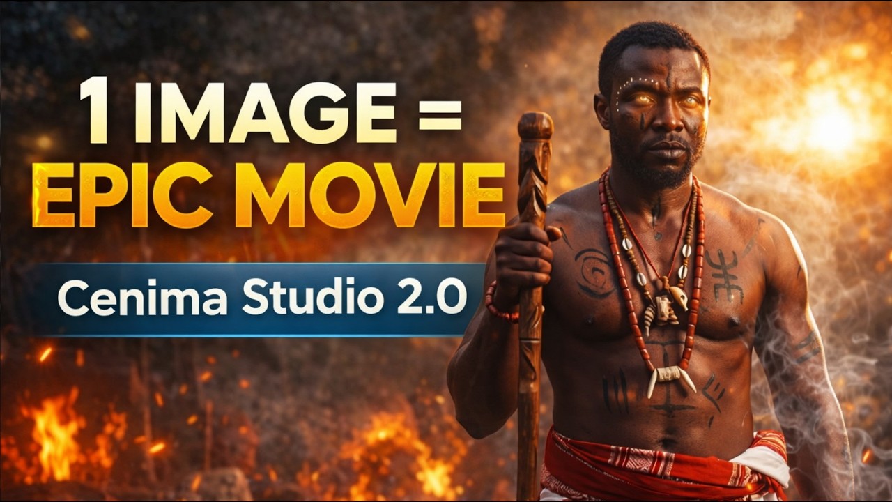 ‎1 Image to Epic Nollywood AI Movie With Cenima Studio 2.0