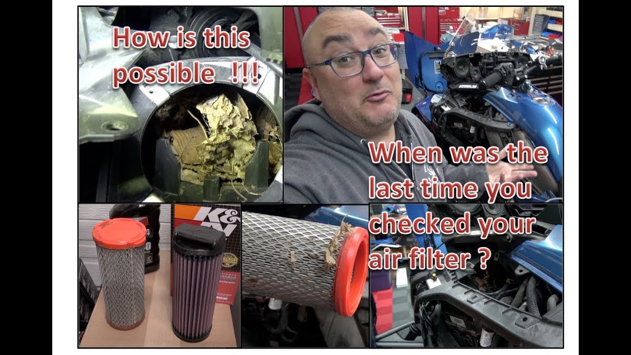 Why check your Can Am Spyder air filter !! See what i found !!
