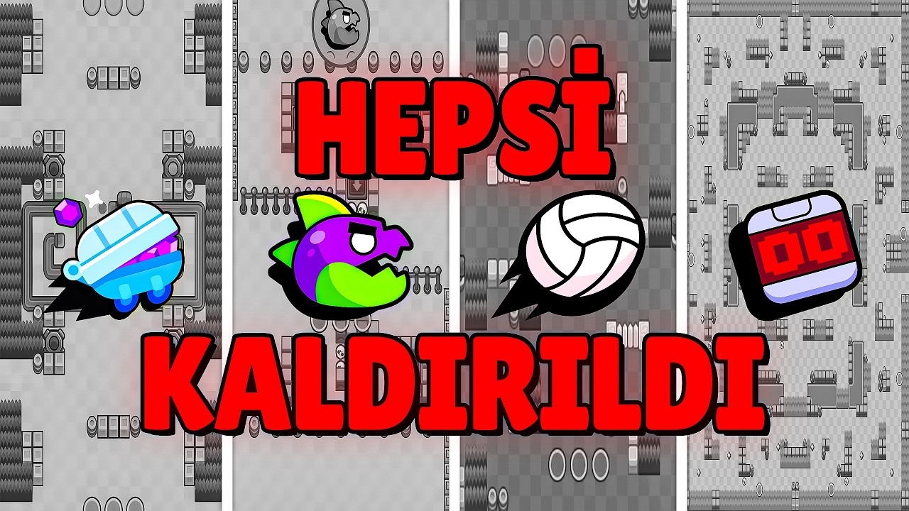 BRAWL STARS'TAN KALDIRILAN TÜM OYUN MODLARI..!