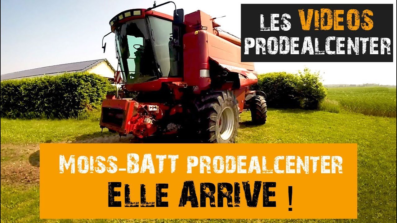MOISSONNEUSE BATTEUSE CASE IH : on la réceptionne !