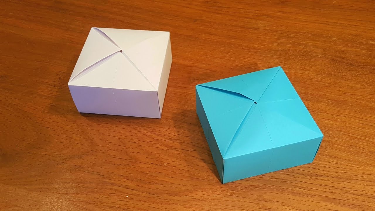 How To Make a Paper GIFT BOX - Origami Tutorial