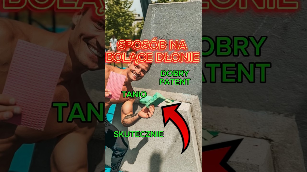 Bolące dłonie ?🔥✋#kalistenika #poradnik #siłachwytu #tips #motywacja #trening #formanalata #siła