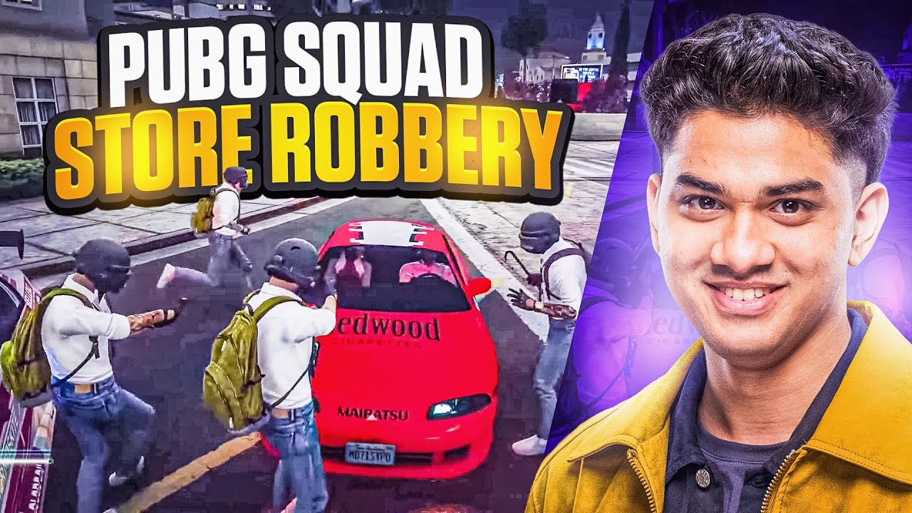 Intense Store Robbery by PUBG Squad😾 @soulregaltos9810