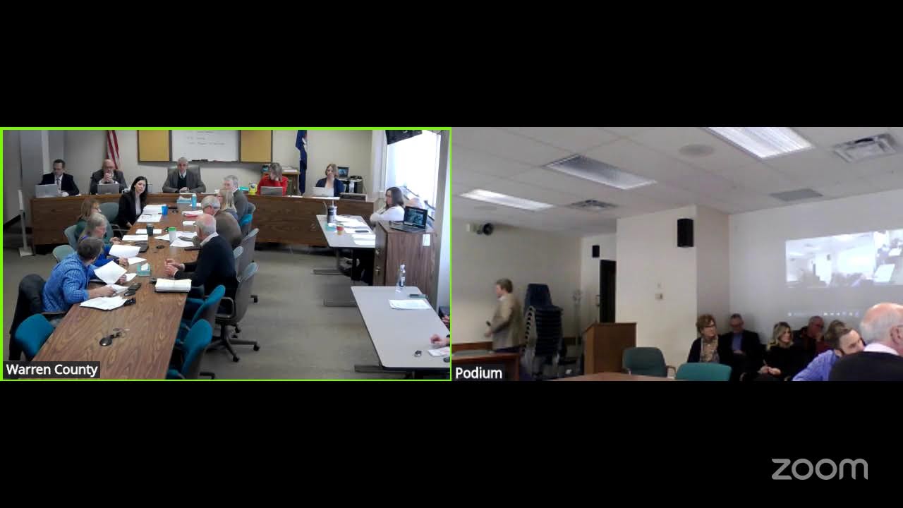 Warren County BOS Committee Meetings - 1/20/2026 - Occupancy Tax