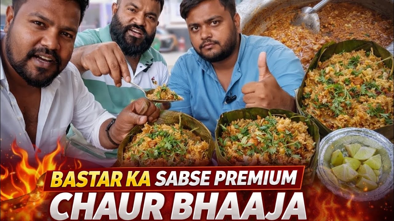 Bastar Ka Sabse Premium Chaur Bhaja 😍 Sirf ₹50 Me Full Taste! | Jagdalpur Street Food