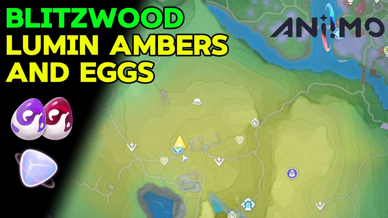 Blitzwood Lumin Ambers & Eggs Location - Aniimo #aniimo #aniimocreator