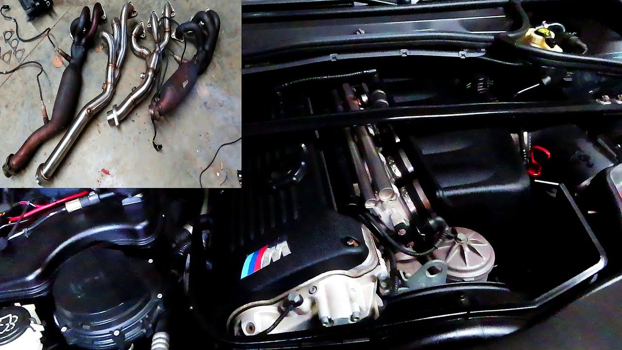 E46 M3 Бюджетный коллектор равной длины установлен