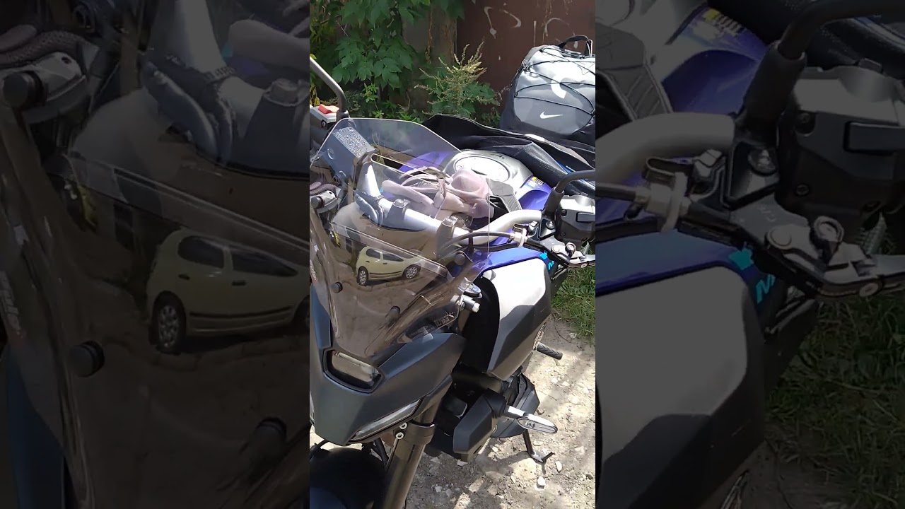 New Gen Puig Touring Windshield ( 22413H ) on my MT07 2025 #mt07