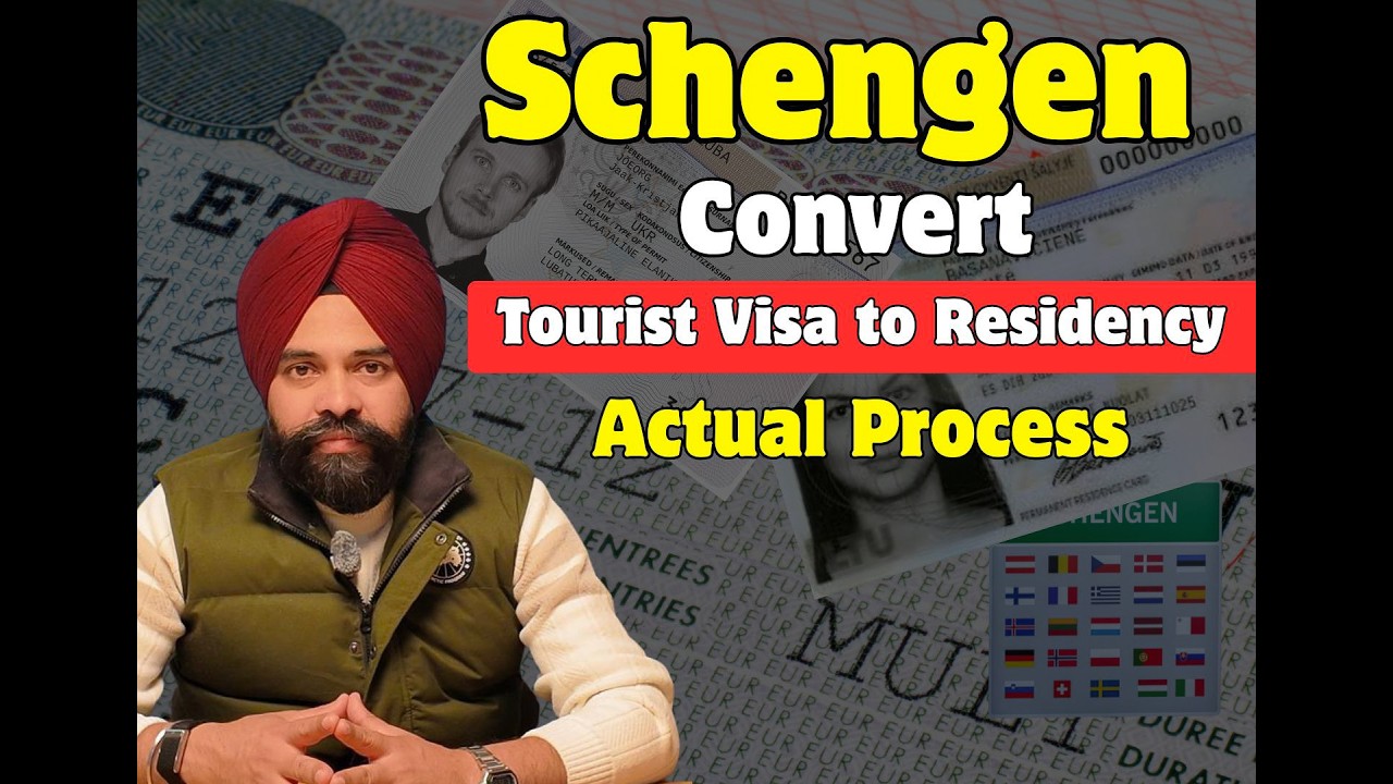 Convert Tourist Visa to Schengen Residency || Actual Process Exposed