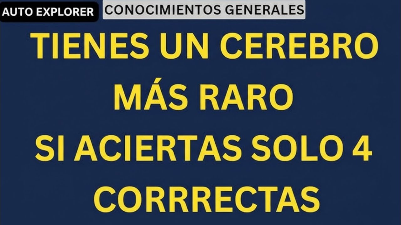🤯🧠 ¡SI ACIERTAS 2 DE 20 TU IQ ES 220+! 🔥 SOLO MENTES BRILLANTES