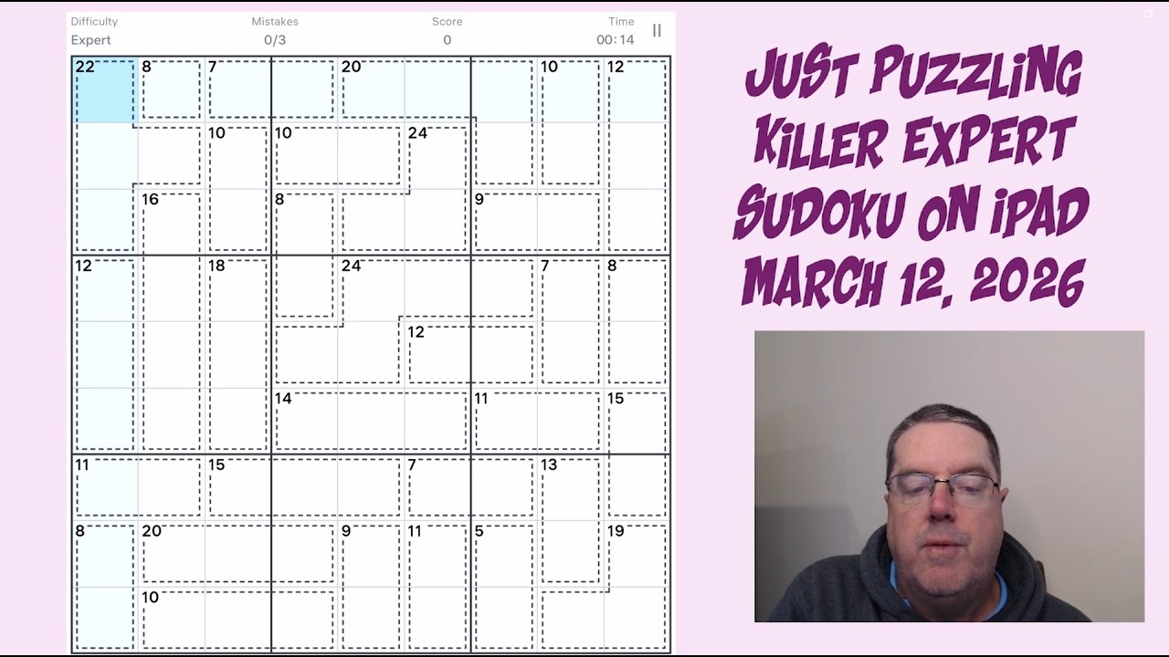 Learning Killer Sudoku By Doing and Explaining | March 12 2026