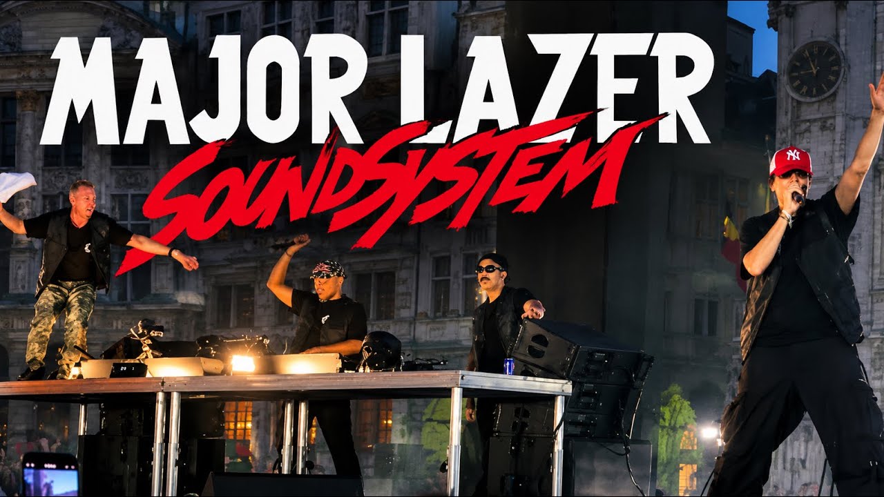 Major Lazer Soundsystem Ft Busy Signal Full Concert Live Set @ Bruxelles Brussels Belgium 2025
