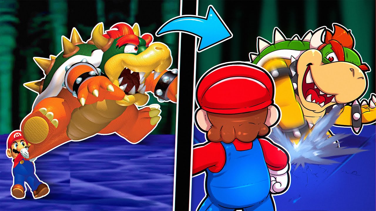 SUPER MARIO 64, SÓ QUE EM ANIMAÇÃO!