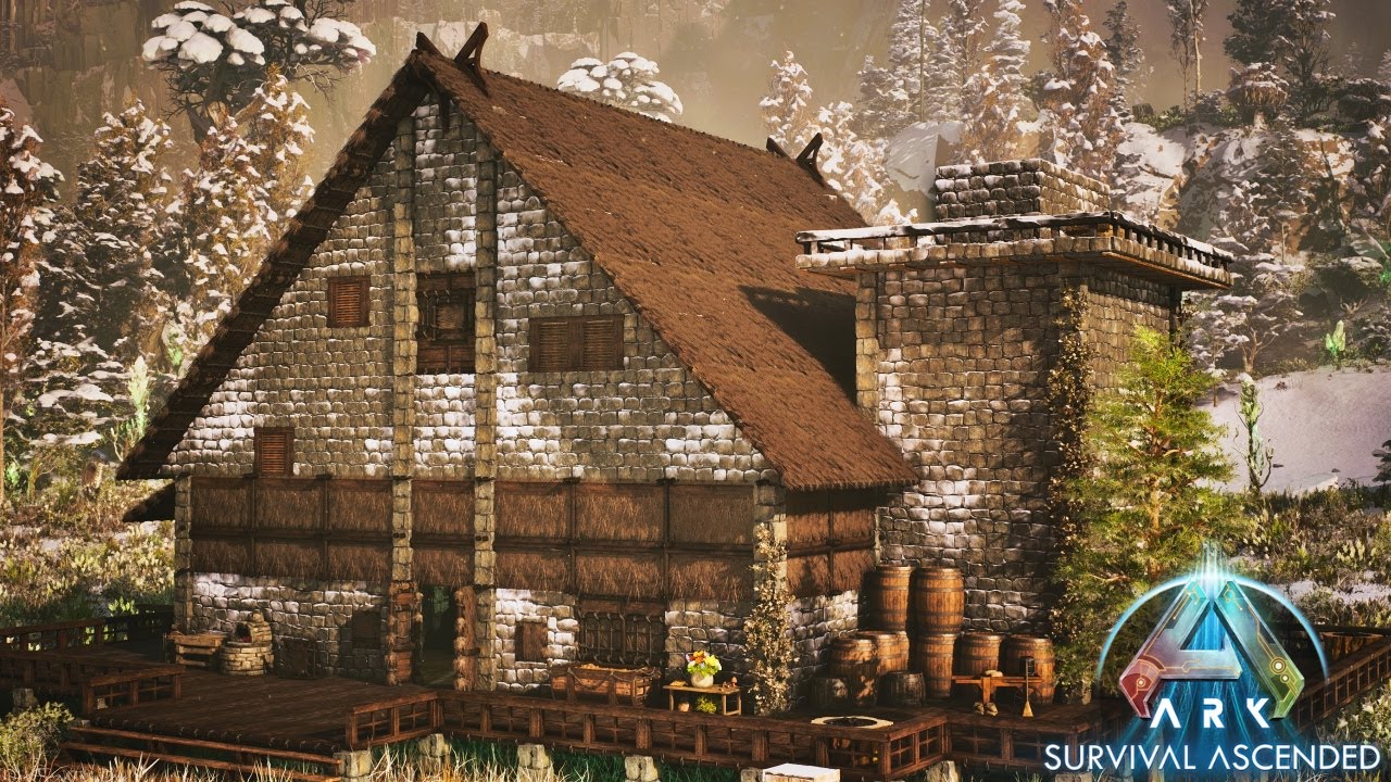 Building a Cosy Medieval House - ARK: Survival Ascended