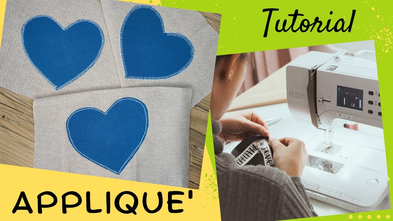 3 SEMPLICI MODI PER CUCIRE APPLICAZIONI | TUTORIAL CUCITO CREATIVO