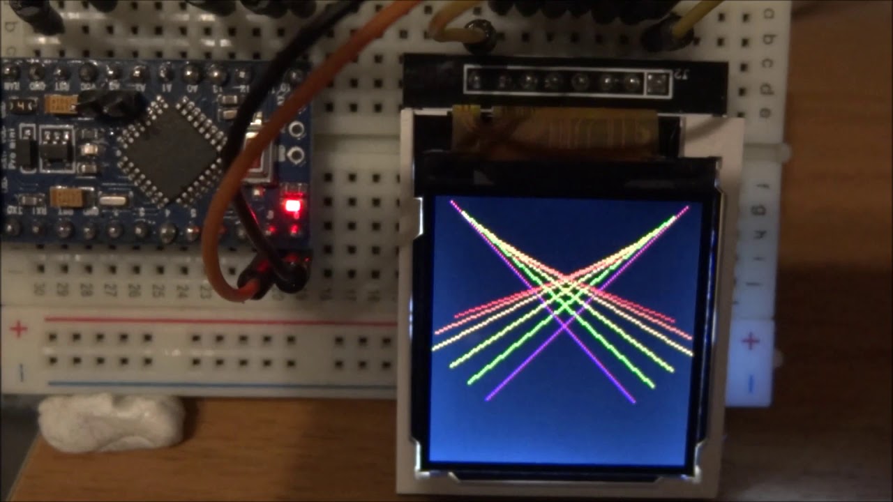 Swinth Demo on Arduino and ILI9163C LCD 😊