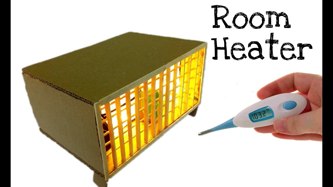 how to make Room Heater at home using Light Bulb - TRICKNEW